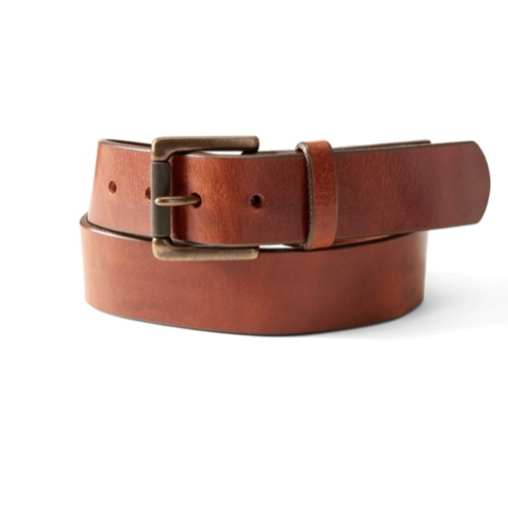 Banana Republic Cognac Brown Tumbled Leather Belt - Picture 4 of 9